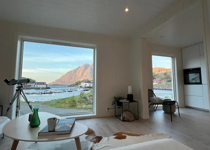 Aurora Bay Lofoten 罗弗敦极光湾海景顶层别墅 * Sund (Nordland)