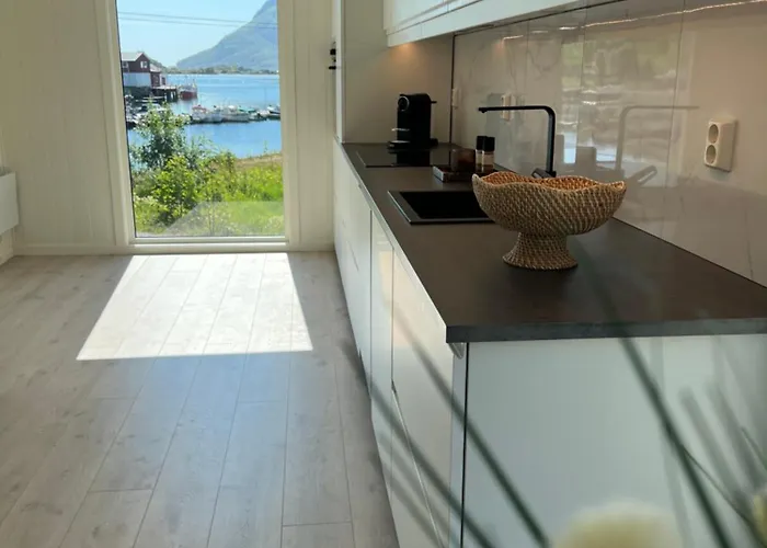 ヴィラ Aurora Bay Lofoten 罗弗敦极光湾海景顶层别墅 *