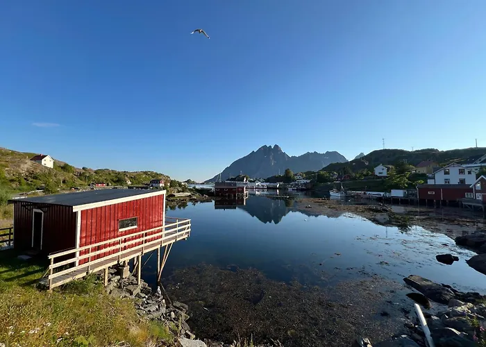 Aurora Bay Lofoten 罗弗敦极光湾海景顶层别墅 Вилла