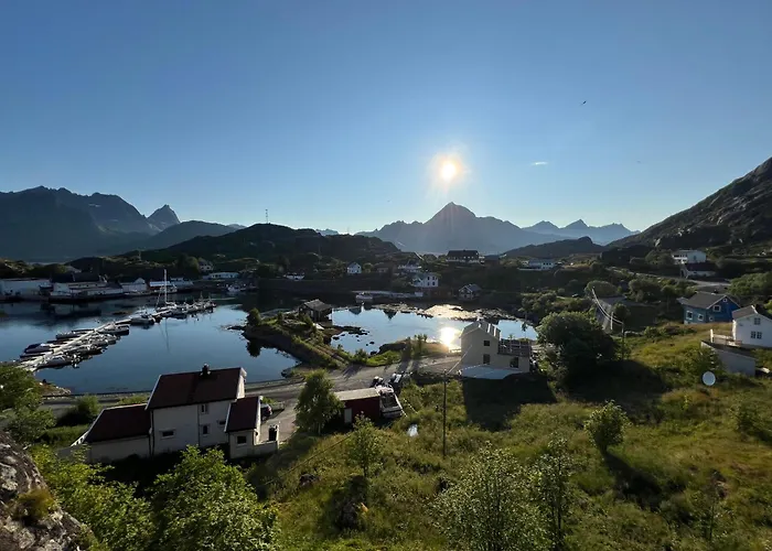 ヴィラ Aurora Bay Lofoten 罗弗敦极光湾海景顶层别墅 *