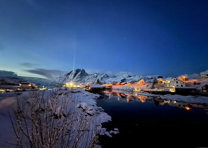 ヴィラ Aurora Bay Lofoten 罗弗敦极光湾海景顶层别墅 Sund