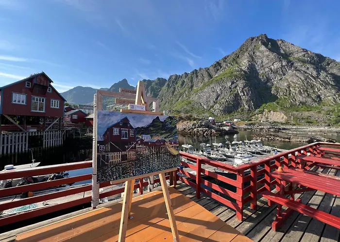 ヴィラ Aurora Bay Lofoten 罗弗敦极光湾海景顶层别墅 *
