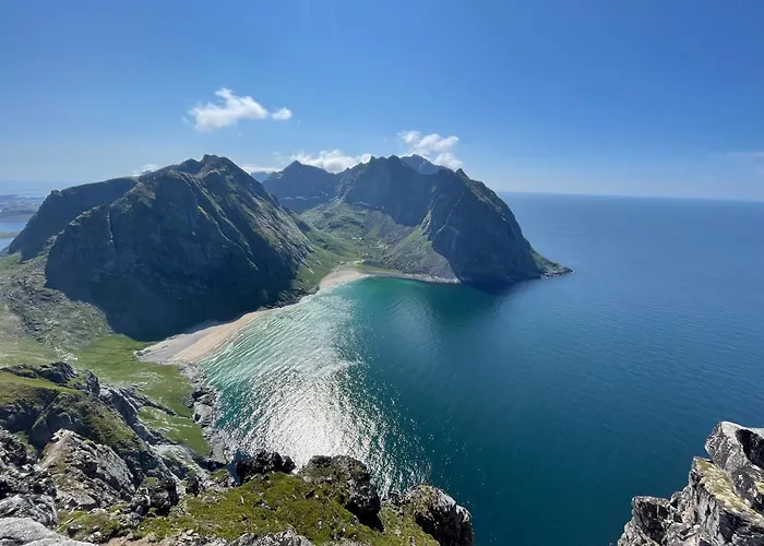 ヴィラ Aurora Bay Lofoten 罗弗敦极光湾海景顶层别墅