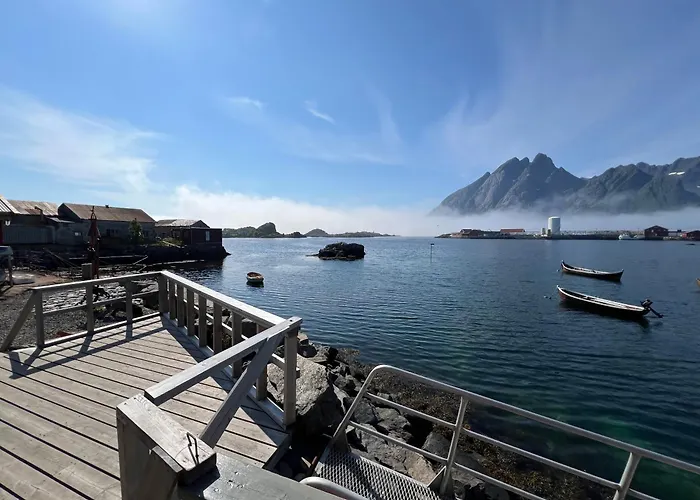 ヴィラ Aurora Bay Lofoten 罗弗敦极光湾海景顶层别墅 *